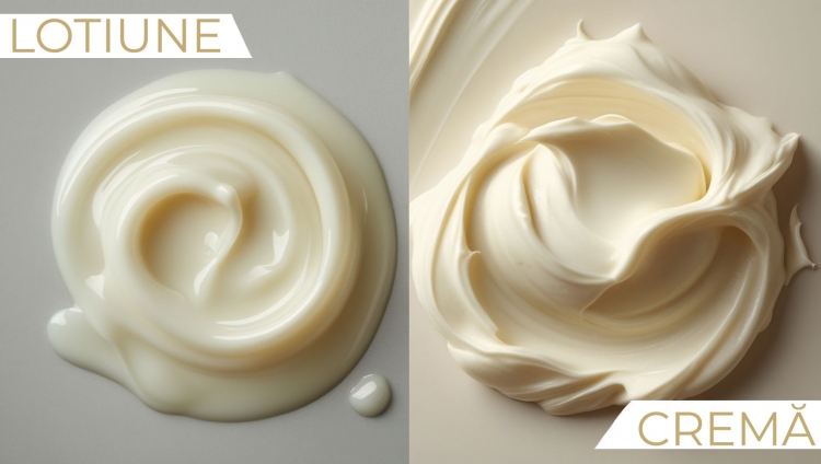 Diferenta dintre creme și loțiuni
