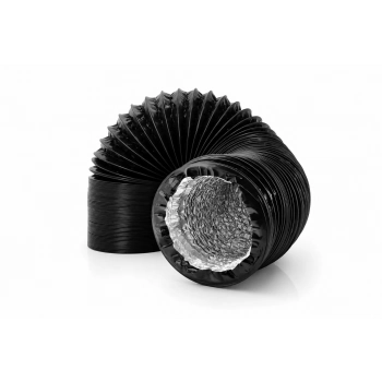 Tubulatură Flexibilă Premium PVC Negru / Aluminiu pentru Evacuare Aer 315mm